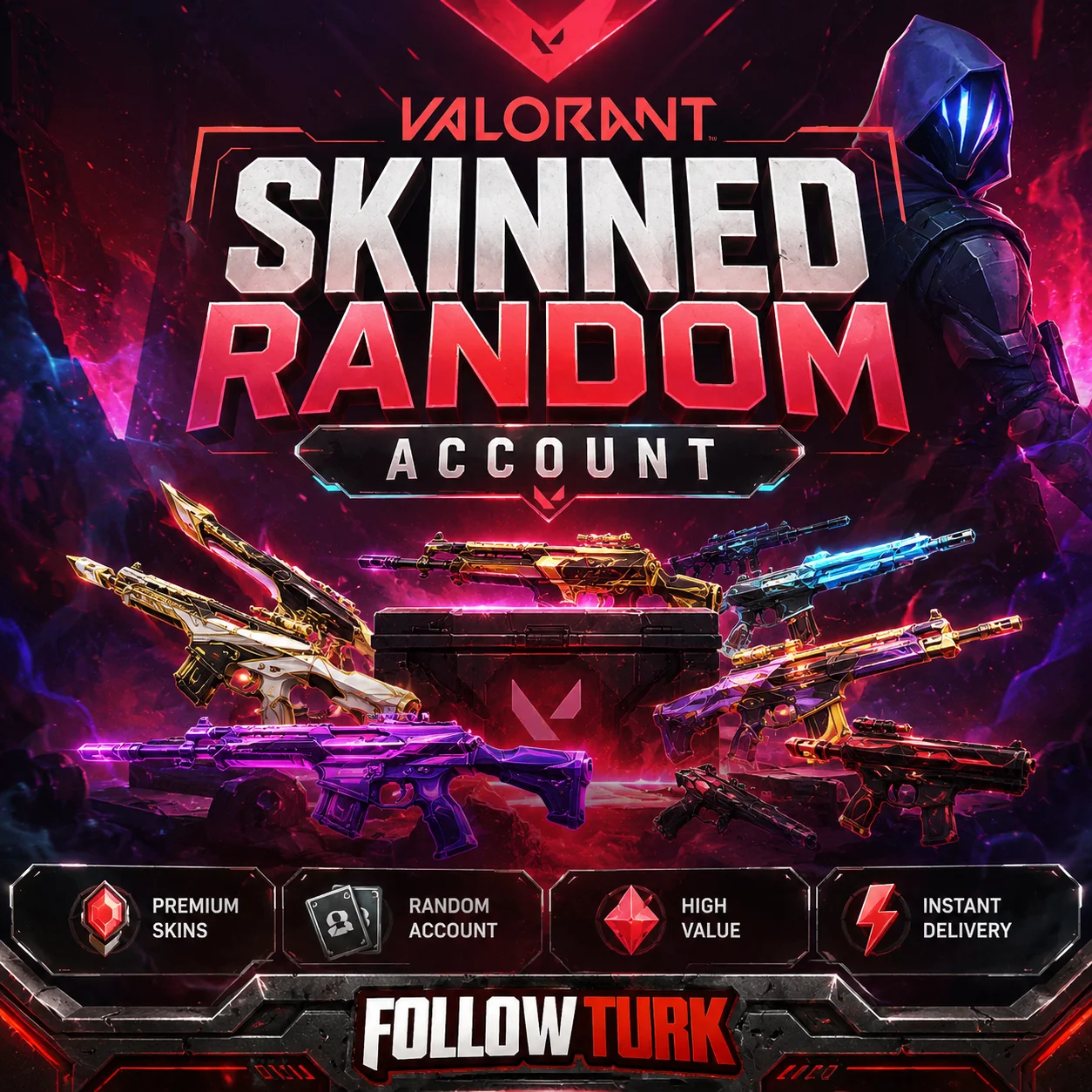 Valorant Random Skinned Accounts