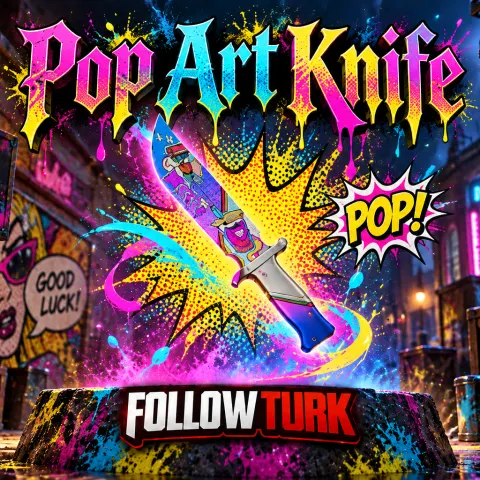 Pop Art Knife - MM2 - FollowTurk