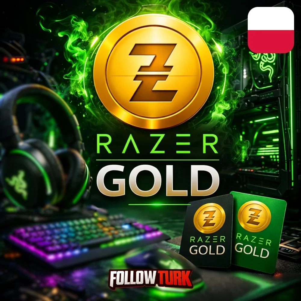 Razer Gold पोलैंड - PLN गिफ्ट कार्ड - FollowTurk