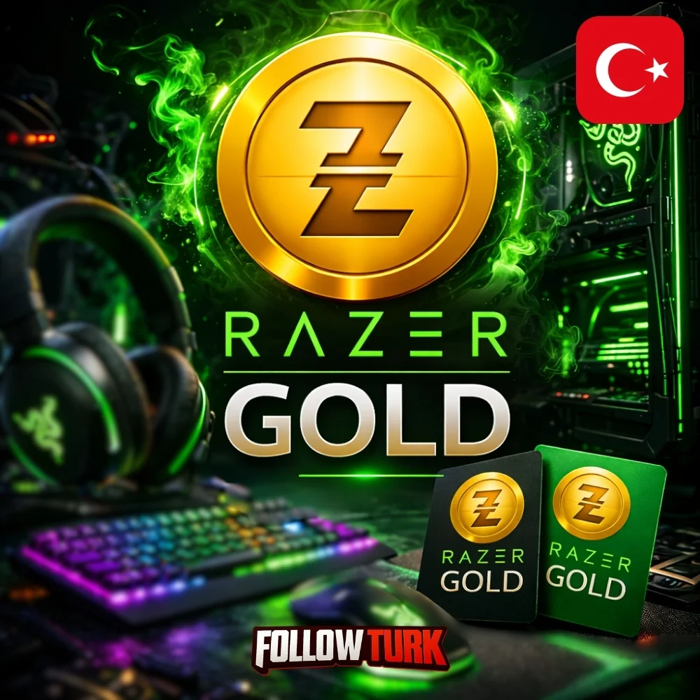 Razer Gold टर्की - TL गिफ्ट कार्ड - FollowTurk