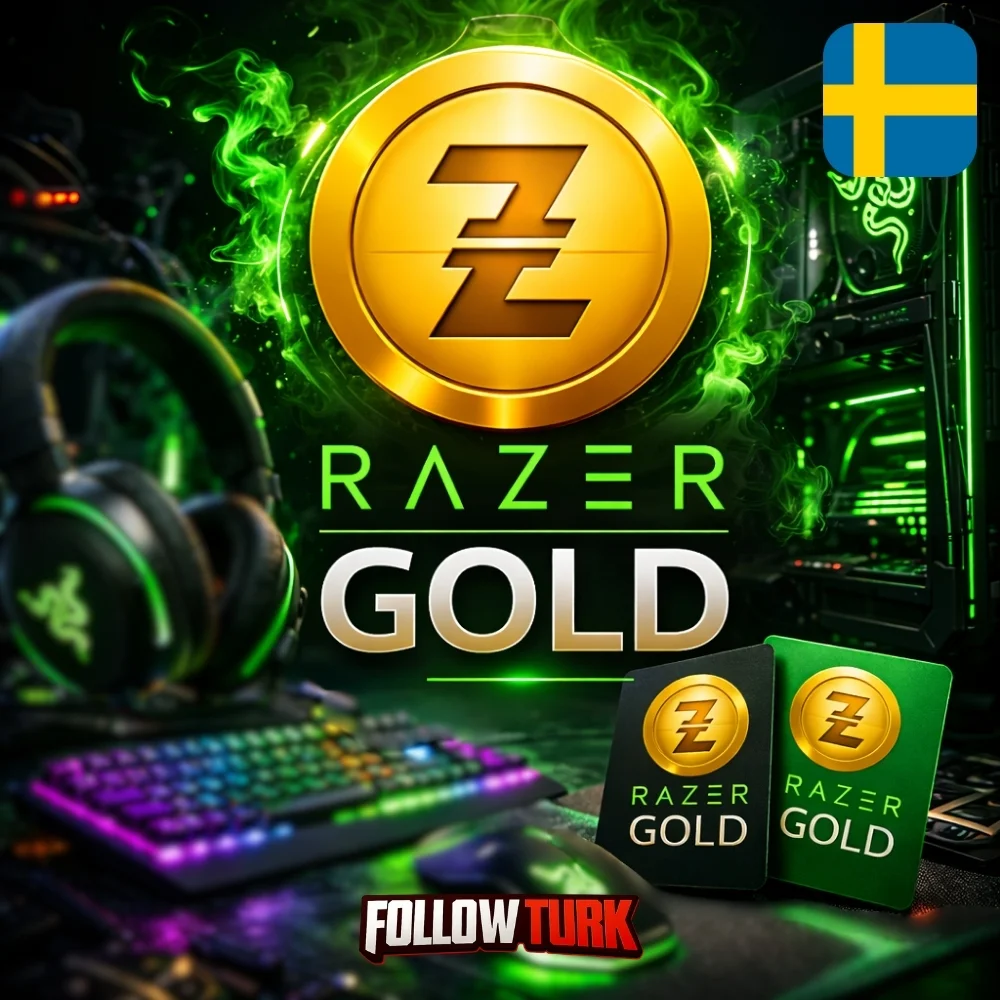 Razer Gold स्वीडन - SEK गिफ्ट कार्ड - FollowTurk