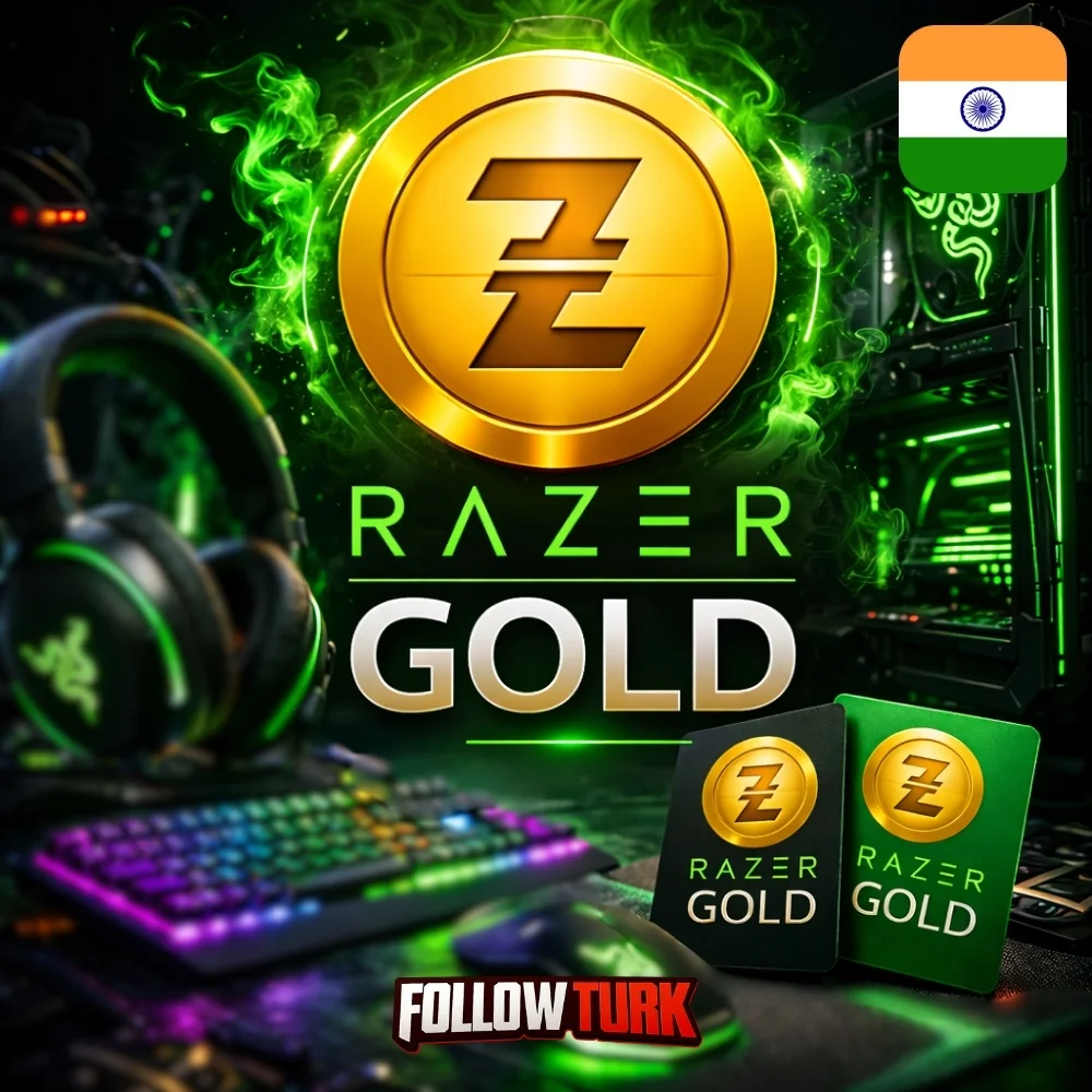 Razer Gold इंडिया - INR गिफ्ट कार्ड - FollowTurk