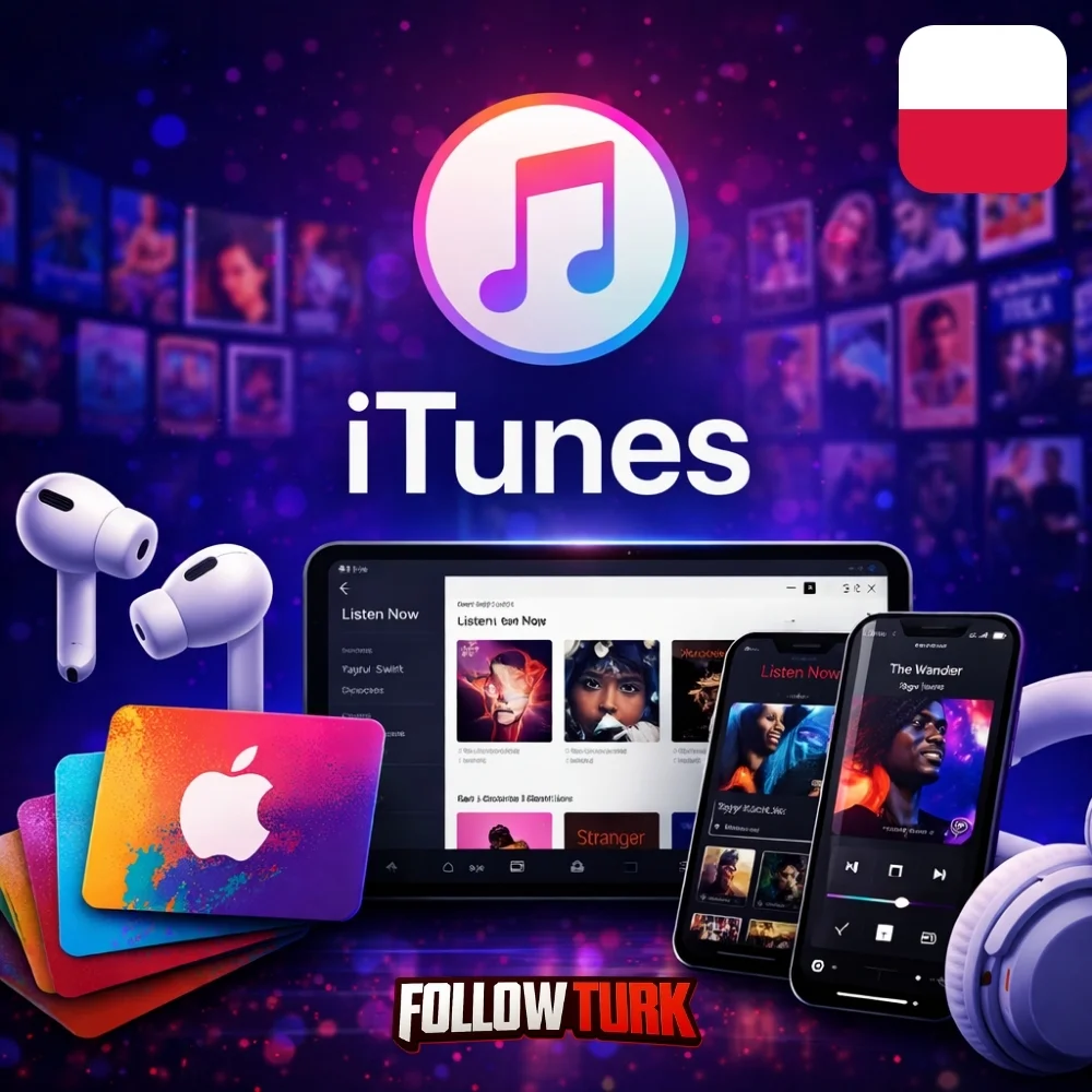 iTunes पोलैंड - PLN गिफ्ट कार्ड - FollowTurk
