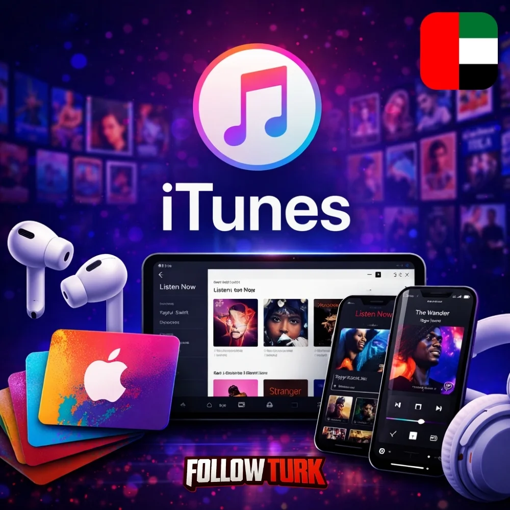 iTunes UAE - AED गिफ्ट कार्ड - FollowTurk