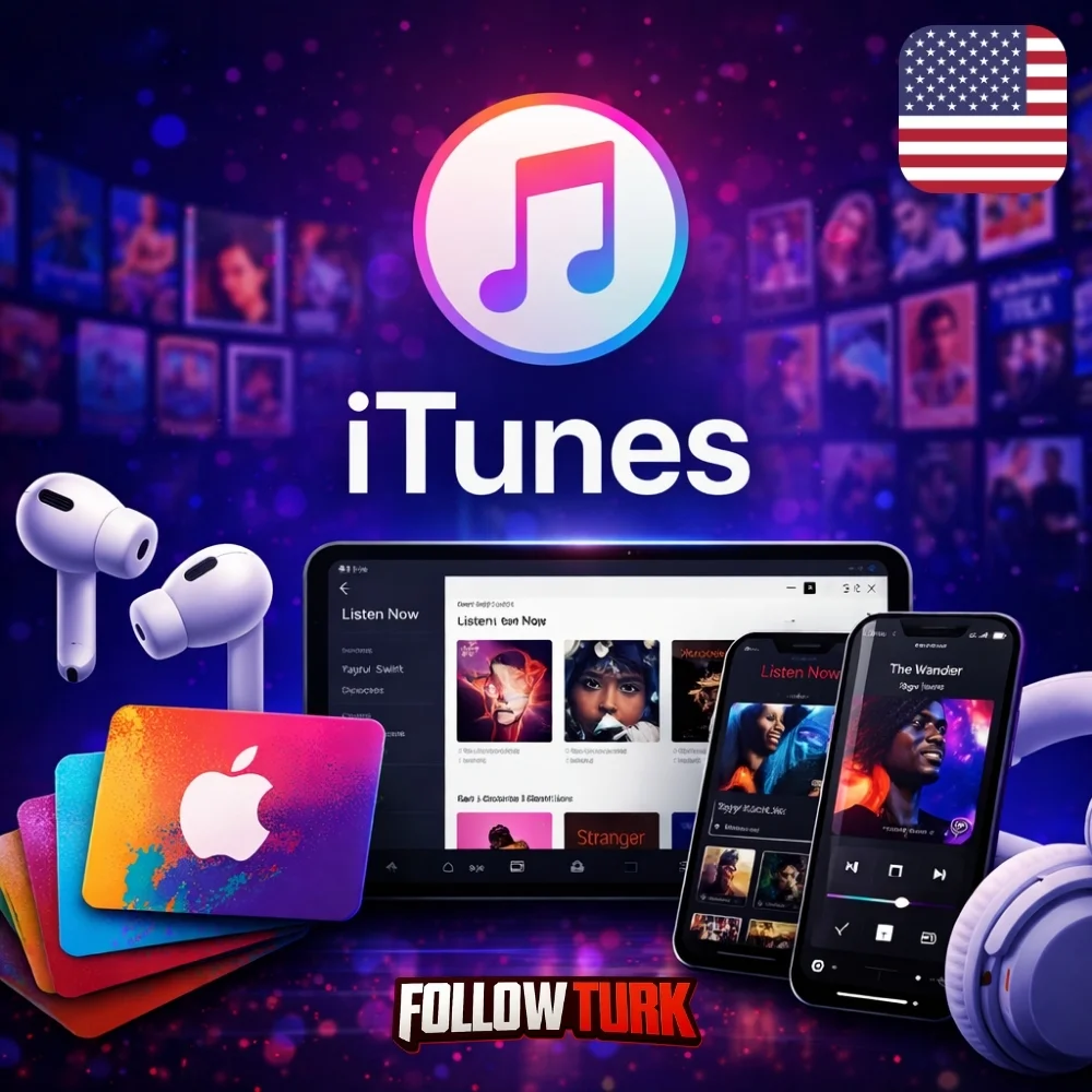 iTunes USA - USD गिफ्ट कार्ड - FollowTurk