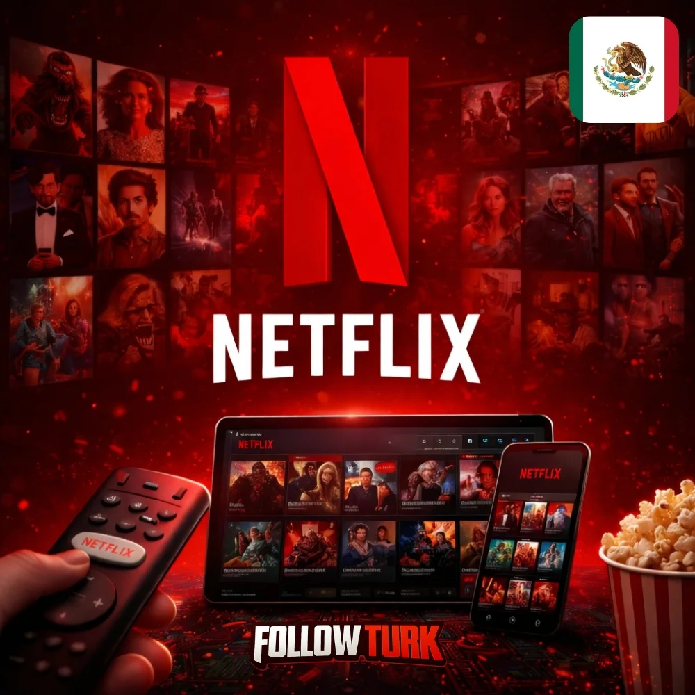 Netflix मेक्सिको - MXN गिफ्ट कार्ड - FollowTurk