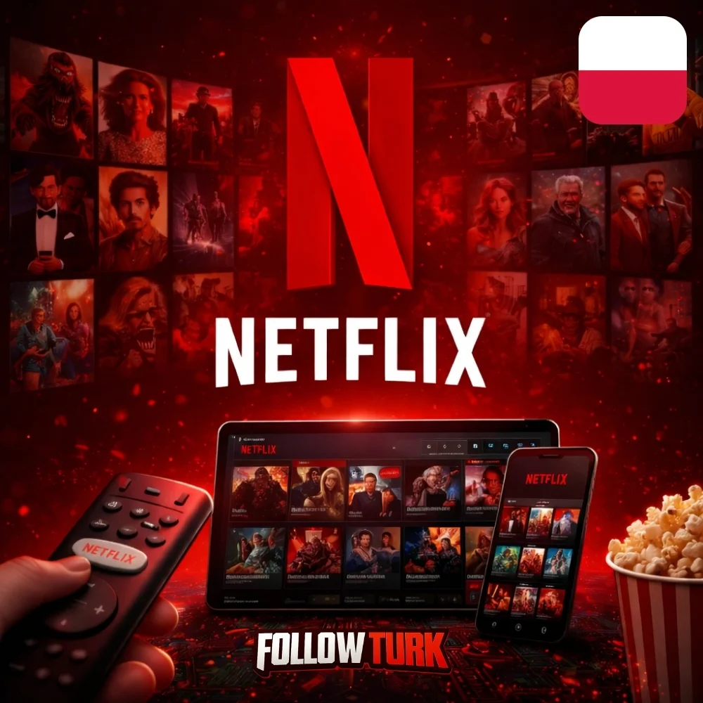 Netflix पोलैंड - PLN गिफ्ट कार्ड - FollowTurk