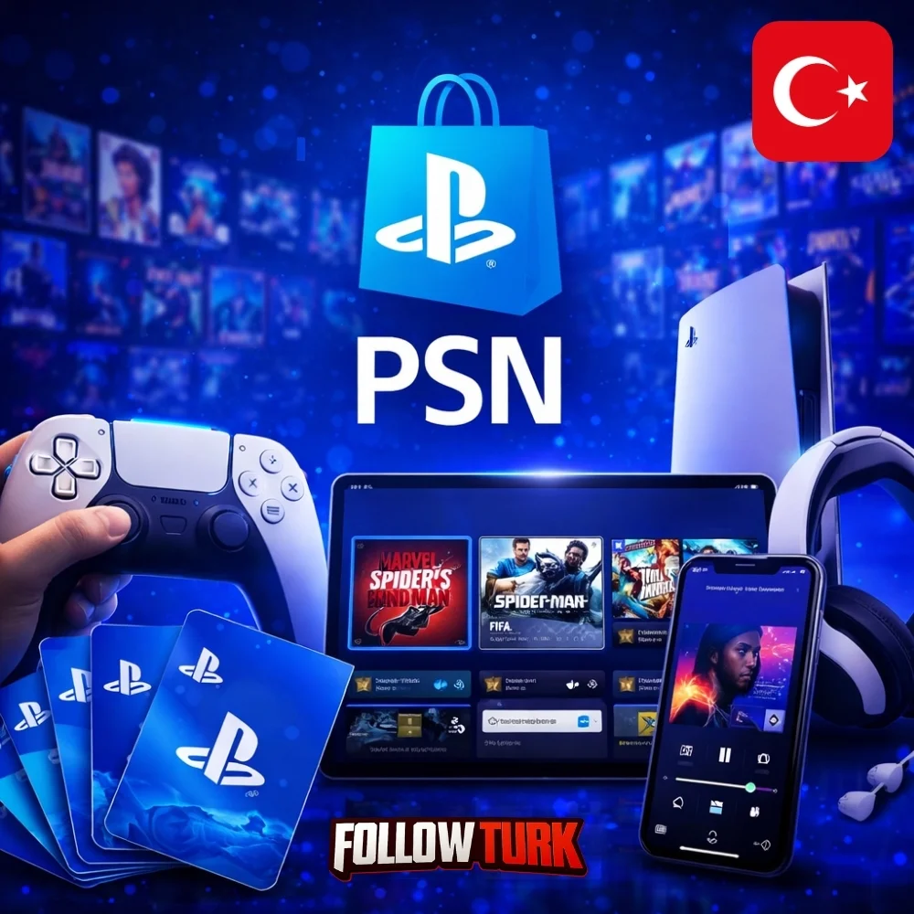 PlayStation तुर्की - PSN गिफ्ट कार्ड - FollowTurk