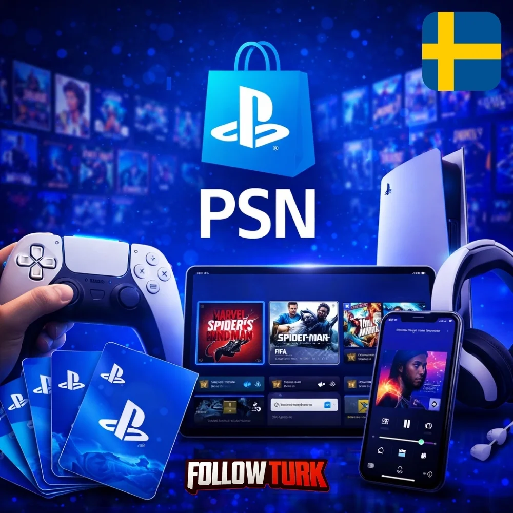 PlayStation स्वीडन - PSN गिफ्ट कार्ड - FollowTurk