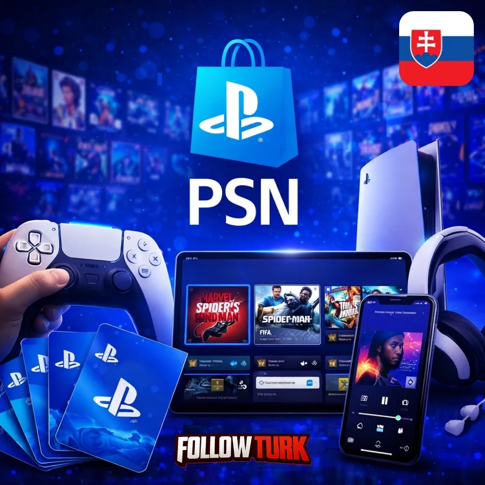 PlayStation स्लोवाकिया - PSN गिफ्ट कार्ड - FollowTurk