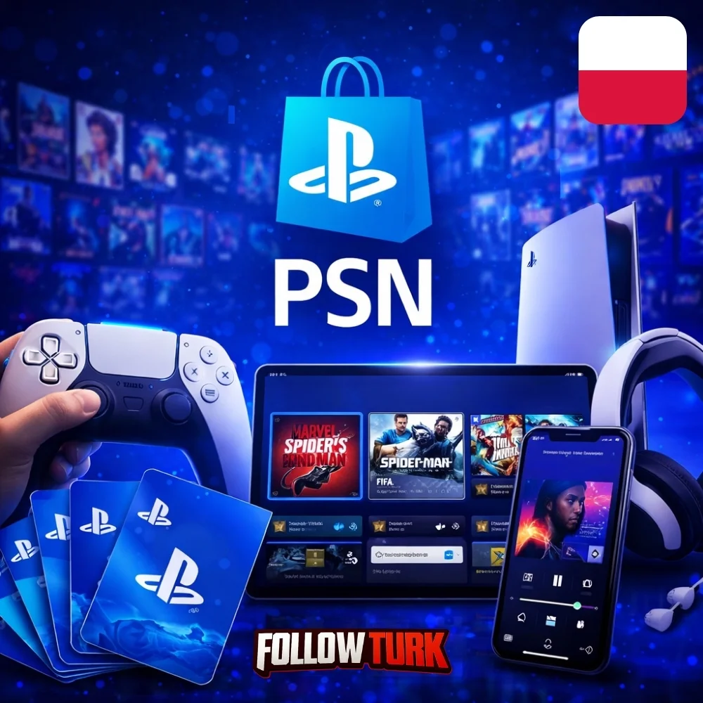 PlayStation पोलैंड - PSN गिफ्ट कार्ड - FollowTurk