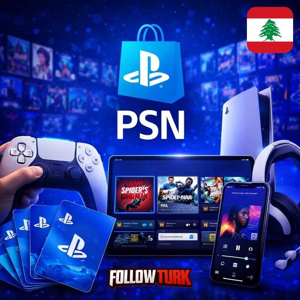 PlayStation लेबनान - PSN गिफ्ट कार्ड - FollowTurk