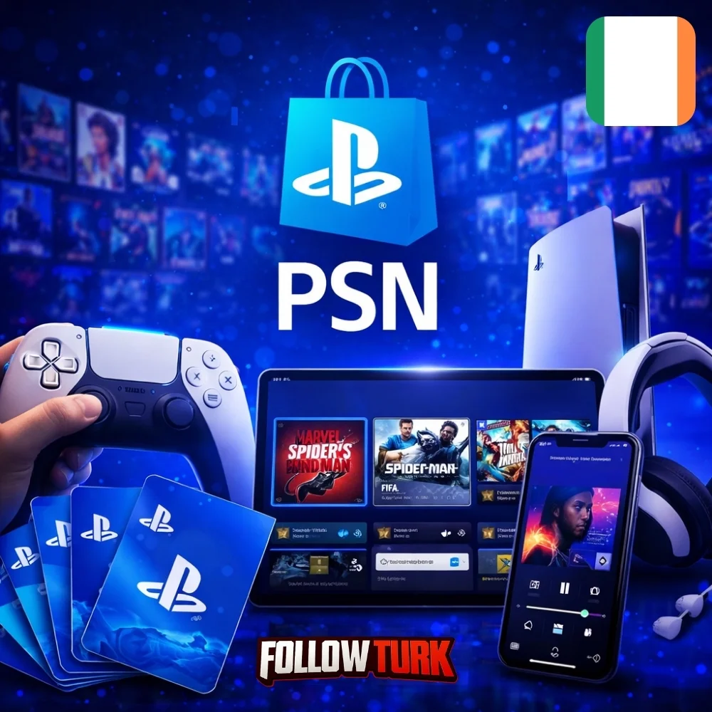 PlayStation आयरलैंड - PSN गिफ्ट कार्ड - FollowTurk