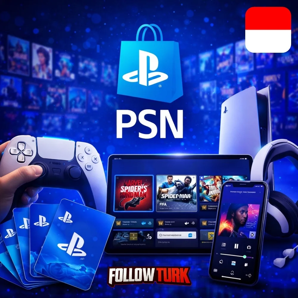 PlayStation इंडोनेशिया - PSN गिफ्ट कार्ड - FollowTurk