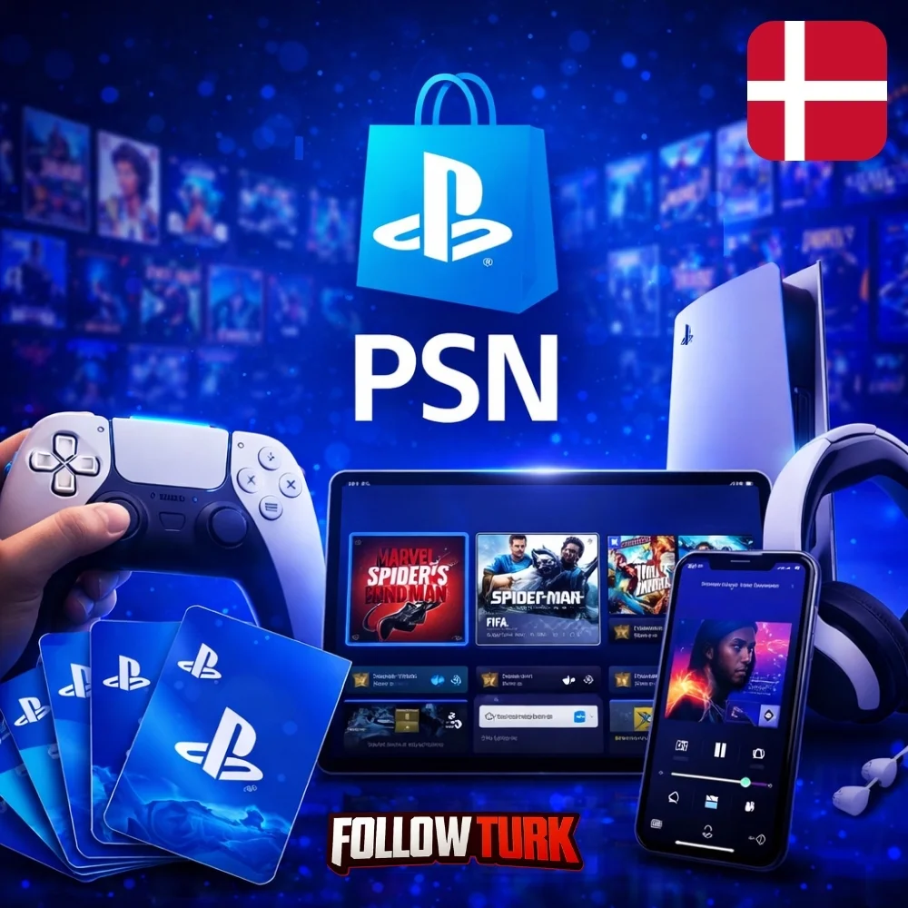 PlayStation डेनमार्क - PSN गिफ्ट कार्ड - FollowTurk