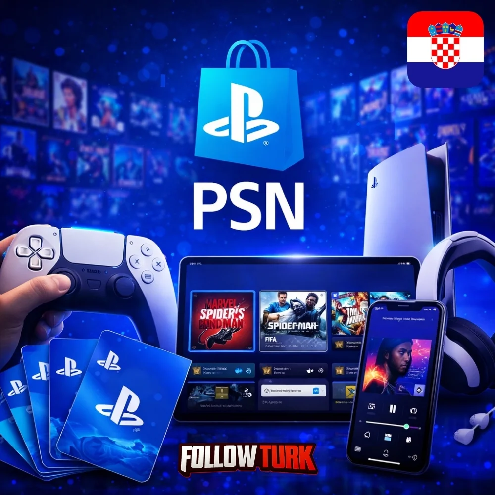 PlayStation क्रोएशिया - PSN गिफ्ट कार्ड - FollowTurk