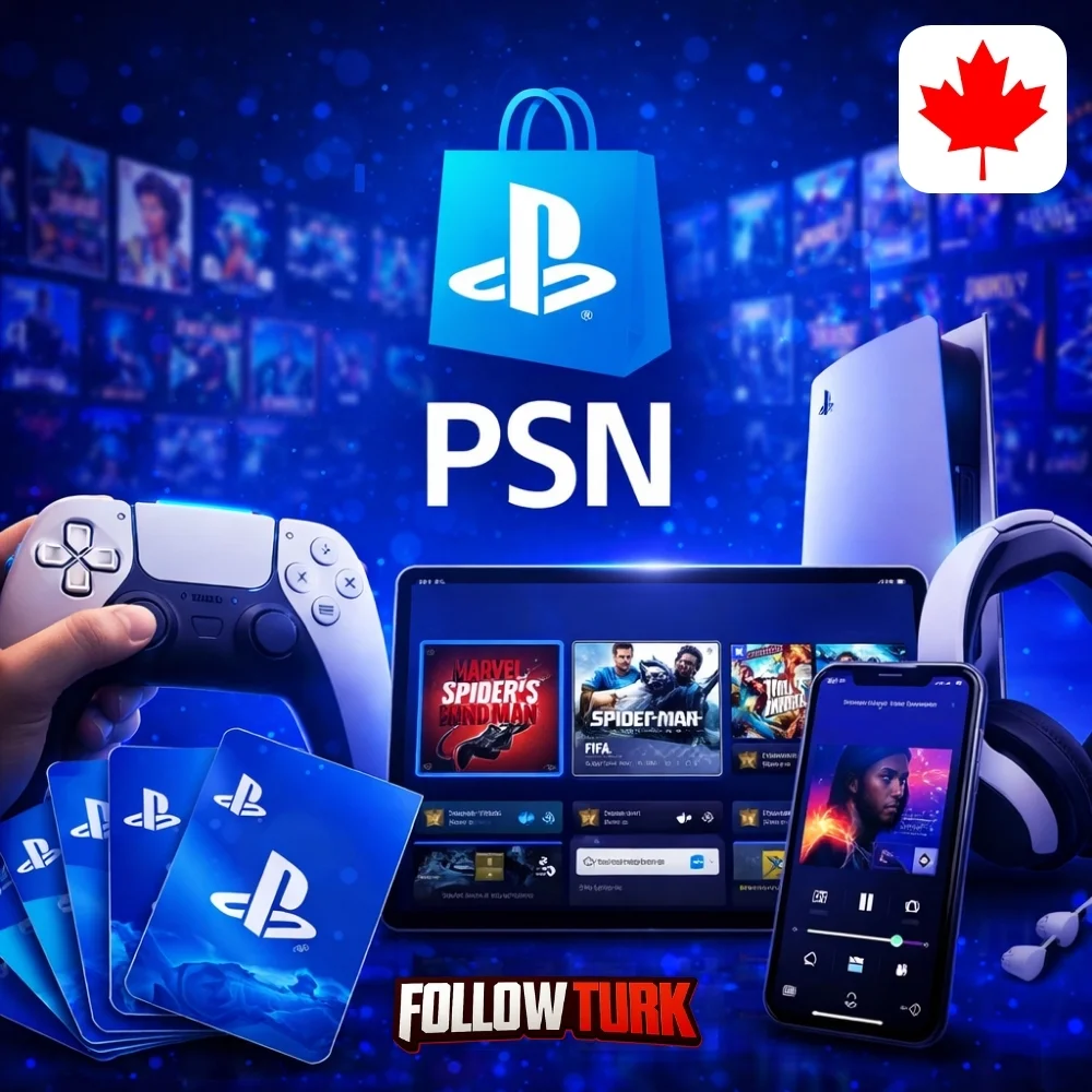 PlayStation कनाडा - PSN गिफ्ट कार्ड - FollowTurk