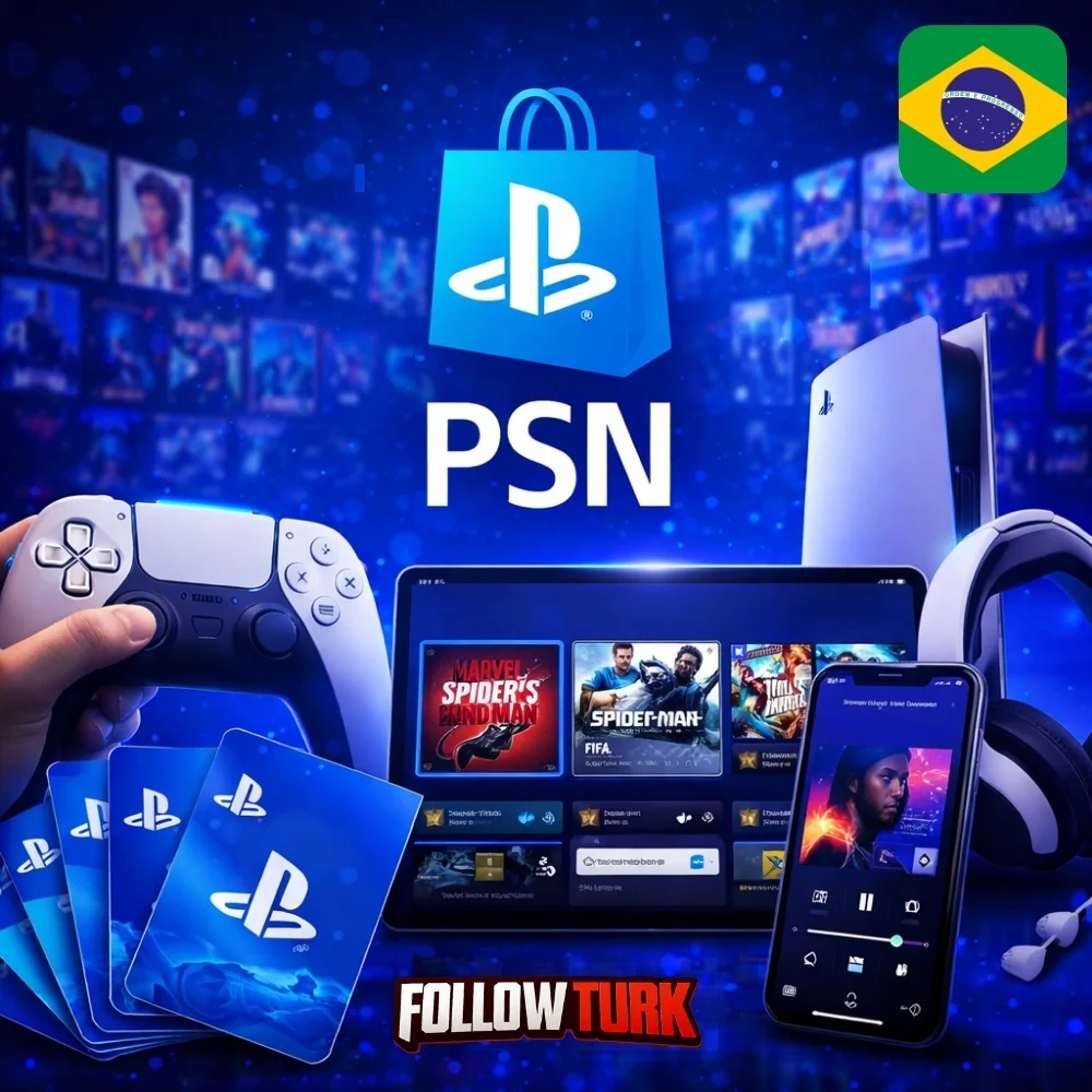 PlayStation ब्राज़ील - PSN गिफ्ट कार्ड - FollowTurk