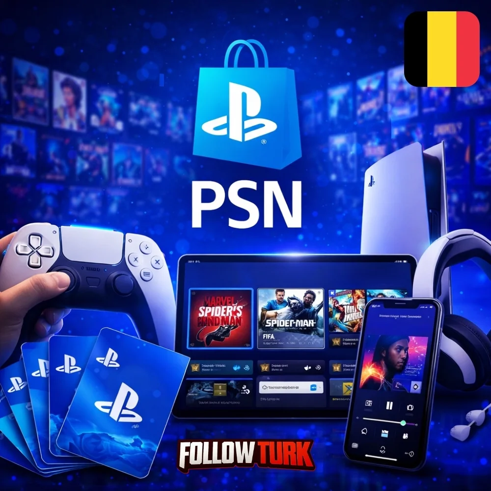 PlayStation बेल्जियम - PSN गिफ्ट कार्ड - FollowTurk