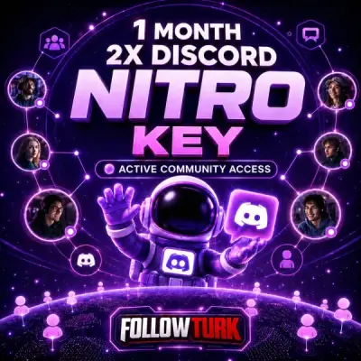 1 महीने का 2X Discord Nitro की
