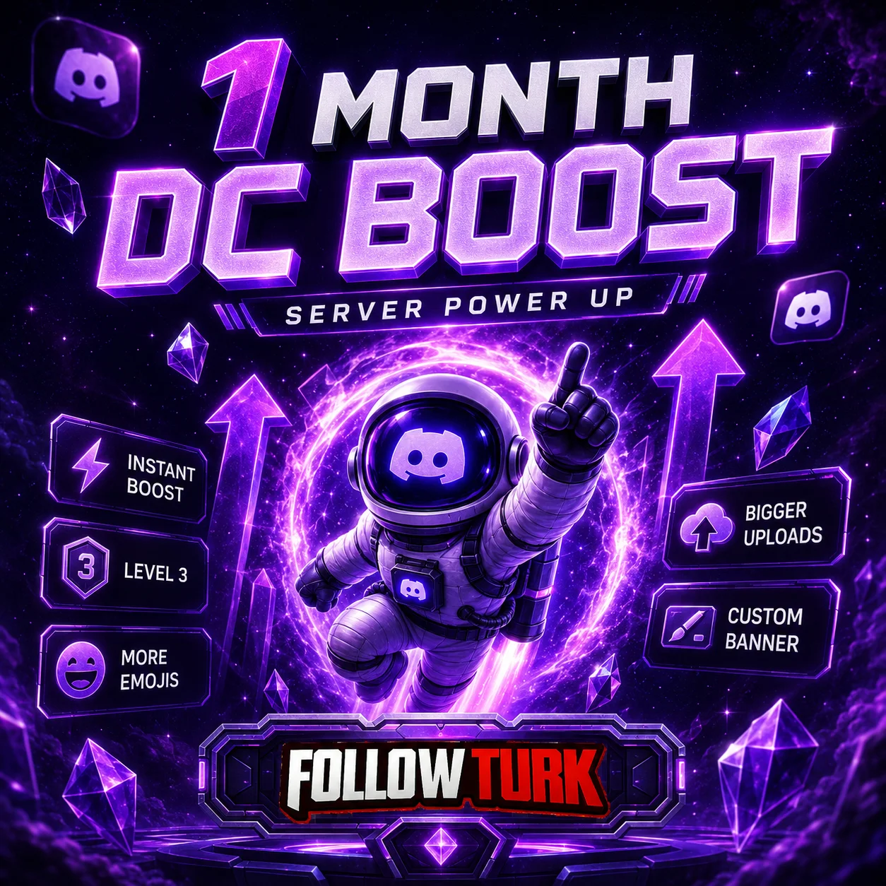 1 महीने का DC बूस्ट