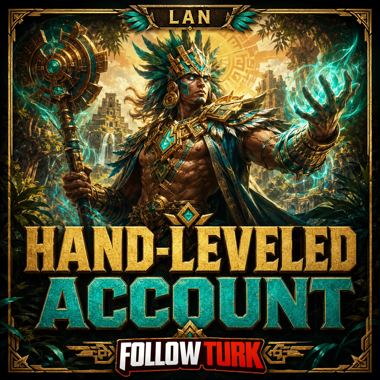LAN - हैंड-लेवेल्ड Legend अकाउंट - FollowTurk
