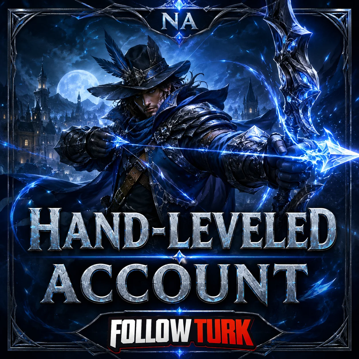 NA - Hand-Leveled Account - FollowTurk
