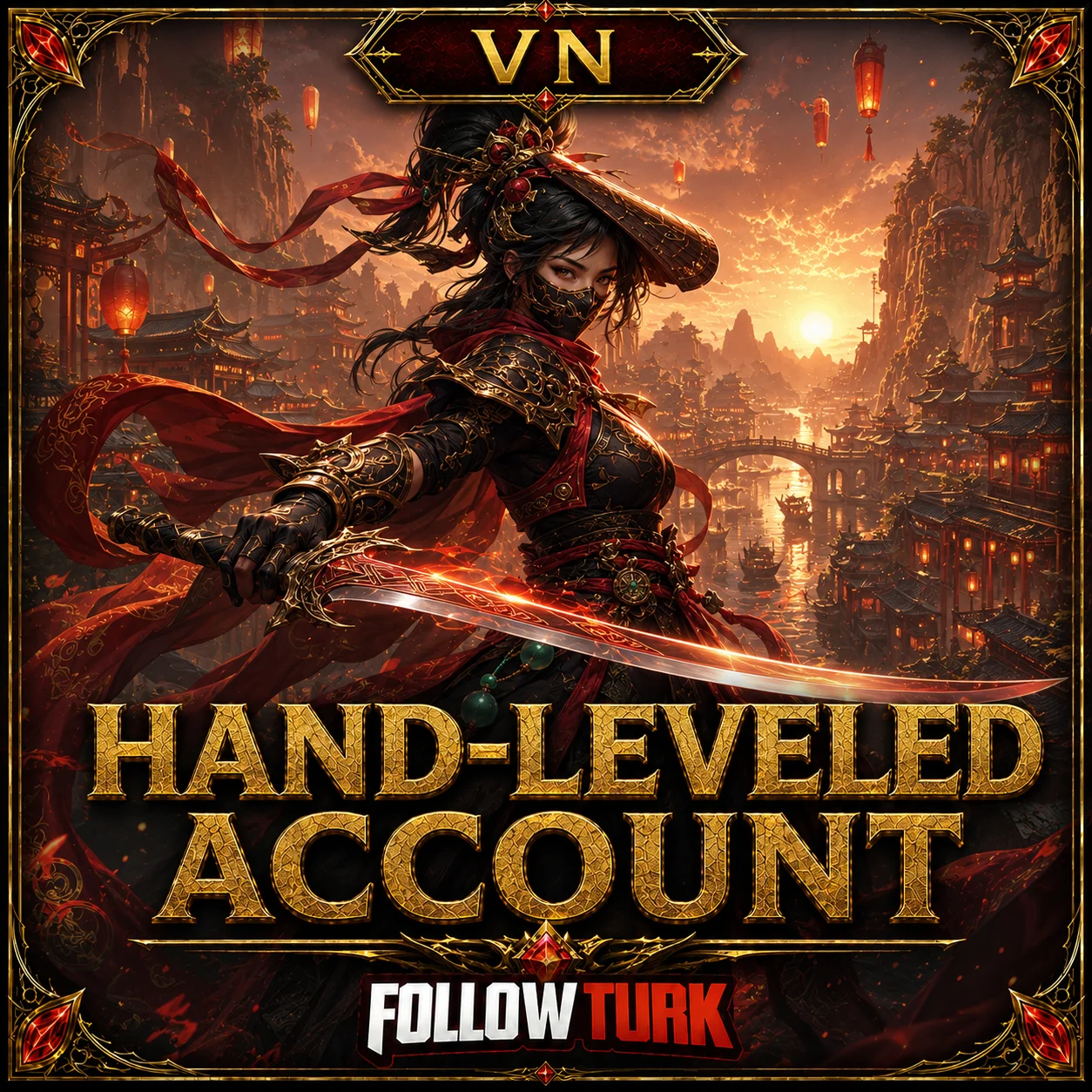 VN Hand-Leveled Legend Account - FollowTurk