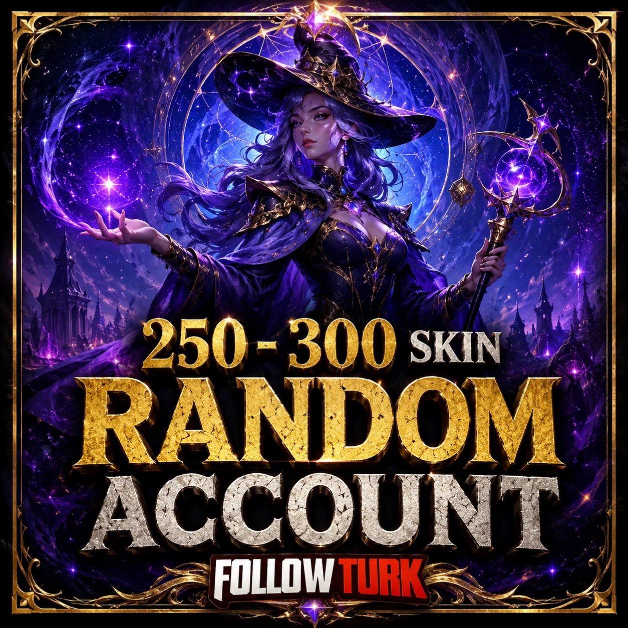 250 - 300 स्किन वाला रैंडम Legend अकाउंट - FollowTurk