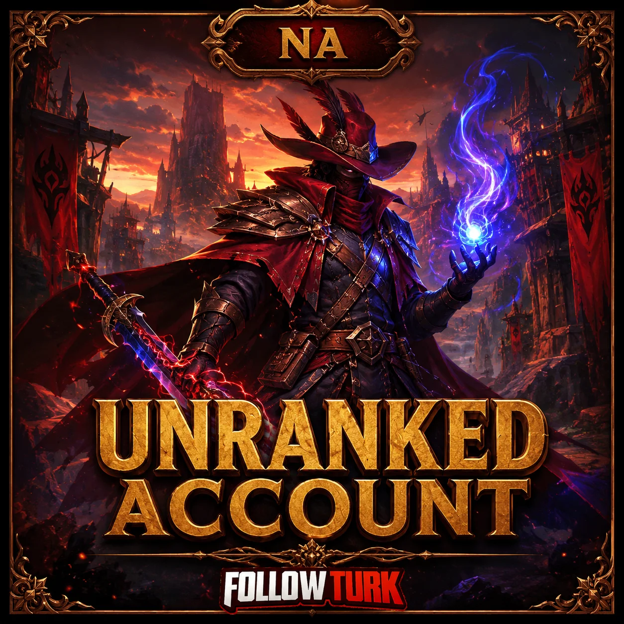 NA - अनरैंक्ड Legend अकाउंट - FollowTurk