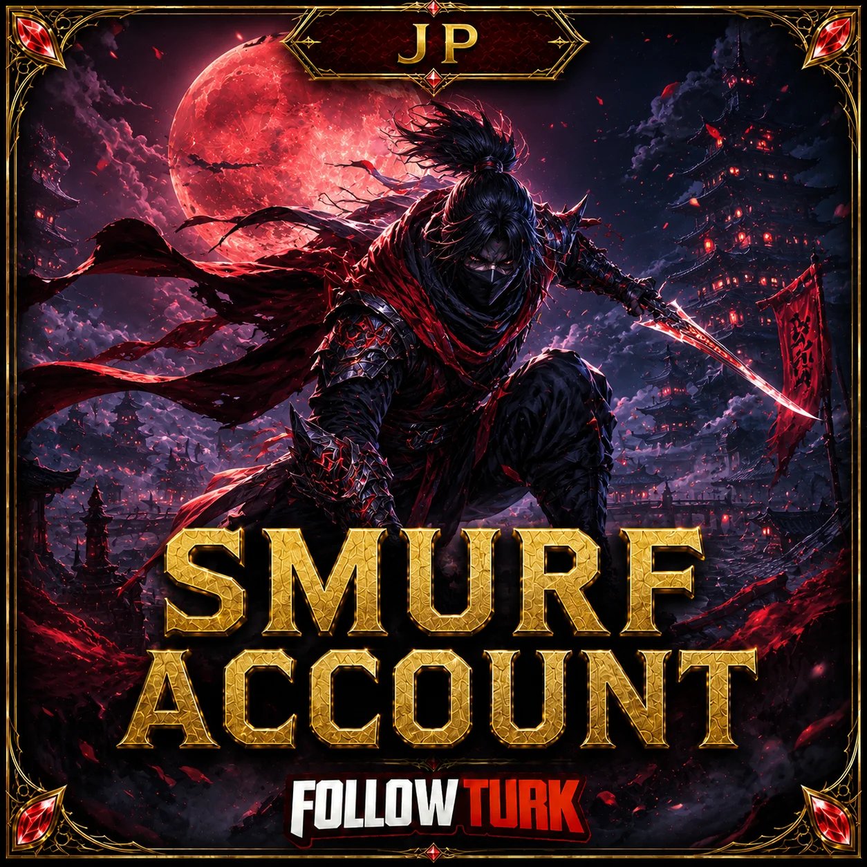 JP - स्मर्फ अकाउंट - FollowTurk