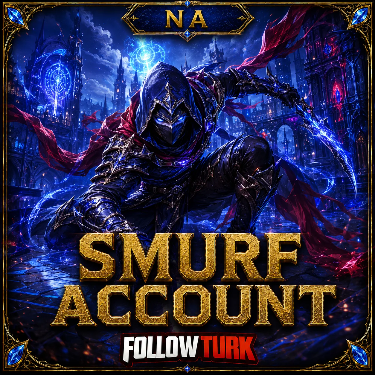 NA - Legend स्मर्फ अकाउंट - FollowTurk