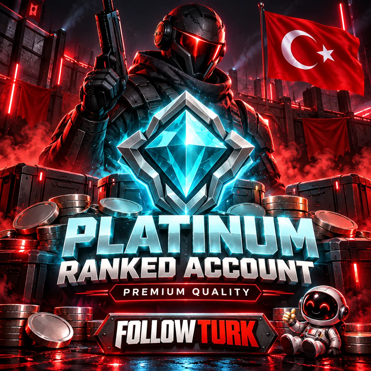 टर्की - TR प्लैटिनम अकाउंट - FollowTurk