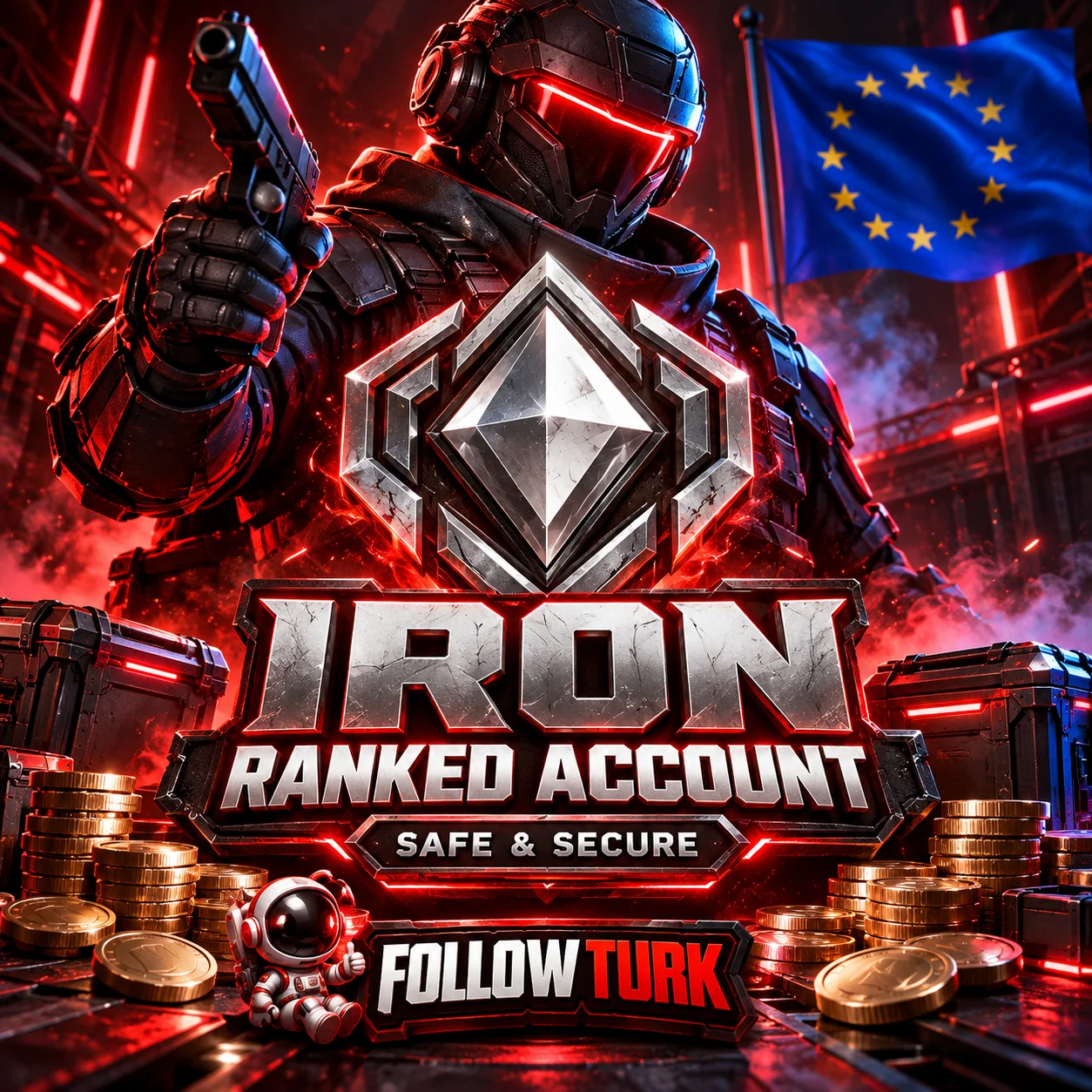 यूरोप - EU आयरन अकाउंट - FollowTurk