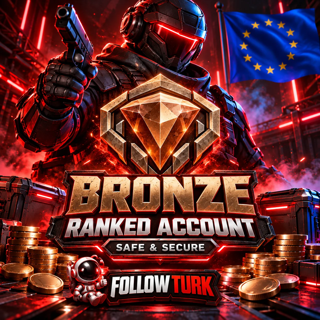 यूरोप - EU ब्रॉन्ज अकाउंट - FollowTurk