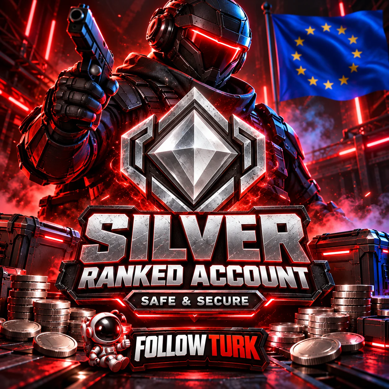 यूरोप - EU सिल्वर अकाउंट - FollowTurk