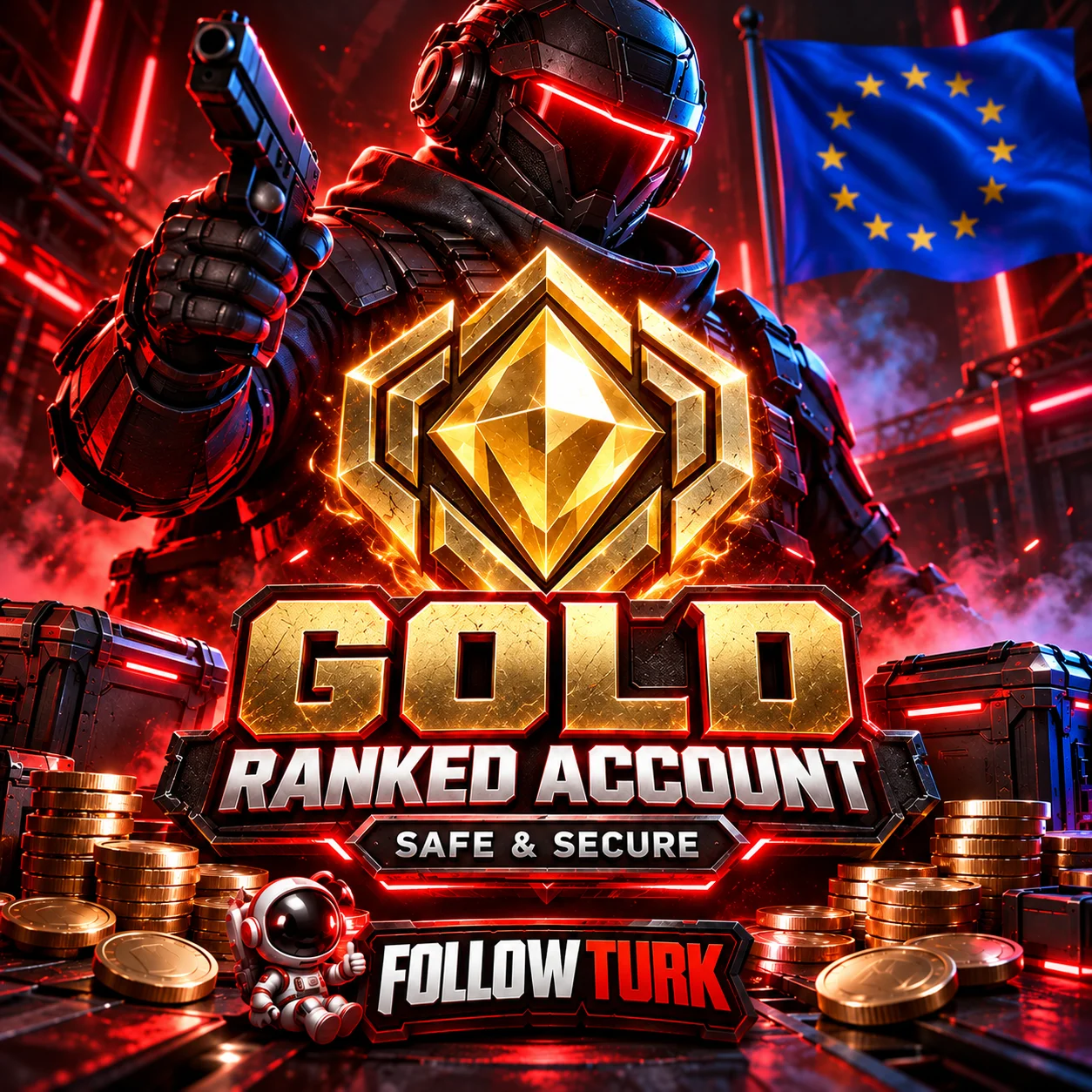 यूरोप - EU गोल्ड अकाउंट - FollowTurk