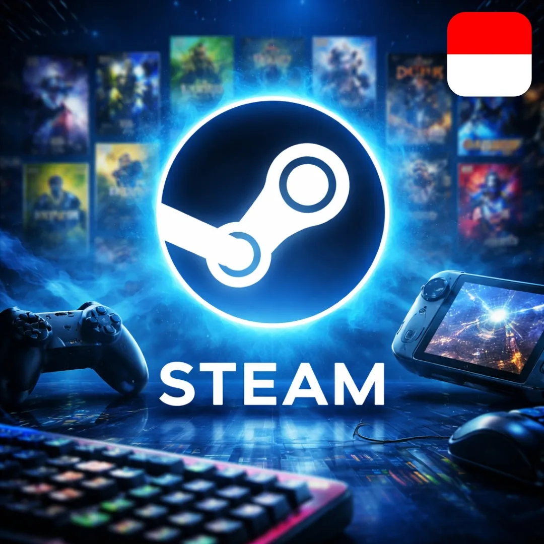 Steam इंडोनेशिया (IDR) गिफ्ट कार्ड - FollowTurk